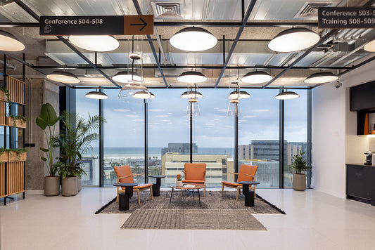 Contemporary workplace by IA Interior Architechts