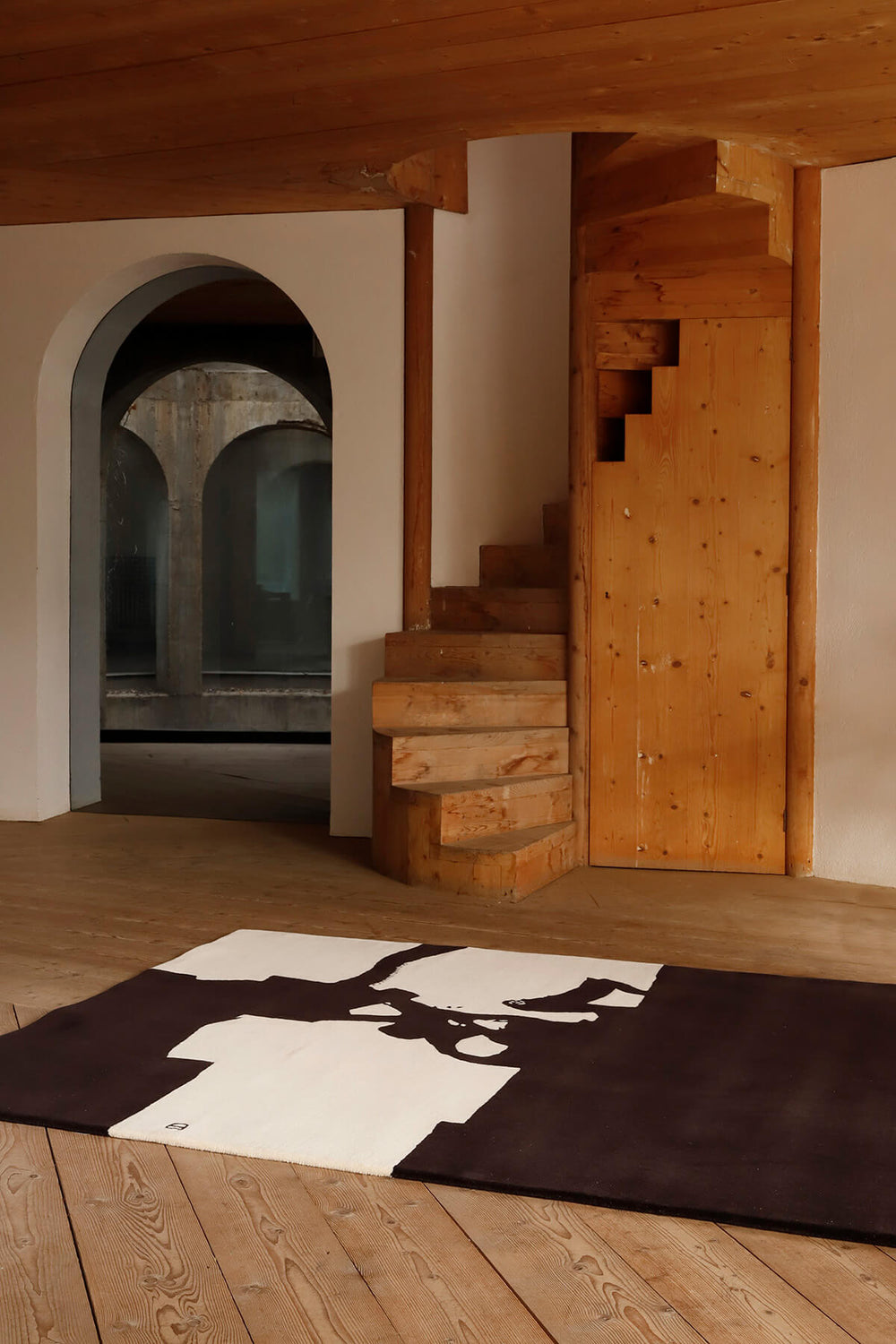 Chillida Collage 1966 Rug